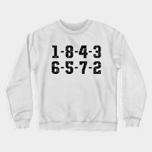 1-8-4-3-6-5-7-2 Crewneck Sweatshirt